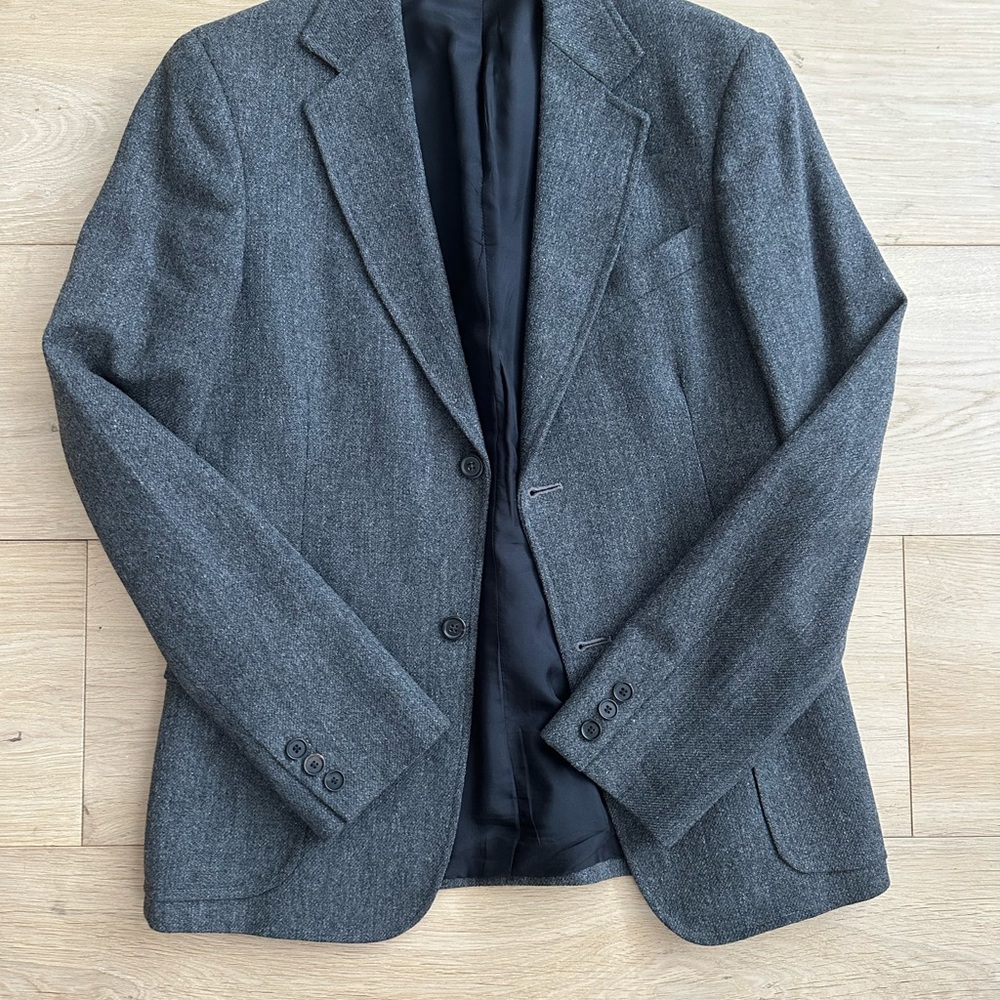 STEVEN ALAN Men's Wool Gray Blazer 38